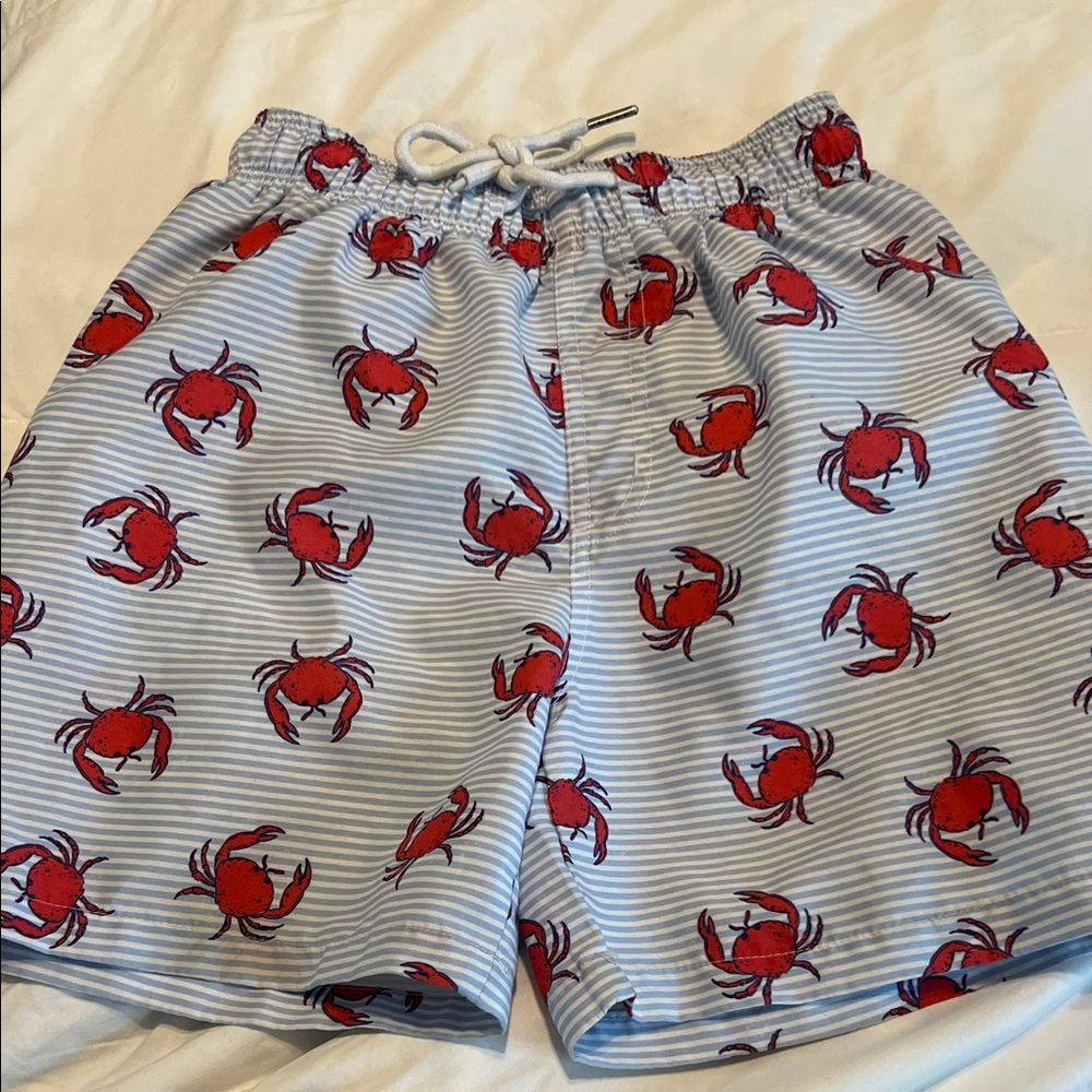 Stitch Fish swim trunks.
